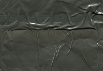 texture of black glossy polyethylene background