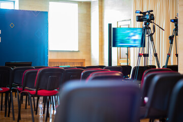 Hall for press conferences and public speaking