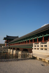 Fototapeta na wymiar Woljeonggyo Bridge in Gyeongju, South Korea