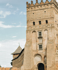 ancient castle of a small town