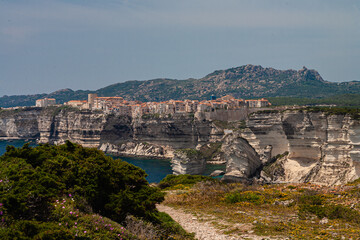 Fototapeta na wymiar Corsica south city of Bonifatio