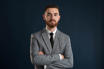 Portrait of a handsome businessman