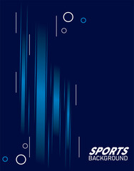 blue sport background with lettering white