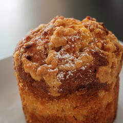 Freshly Baked Apple Cinnamon Muffin