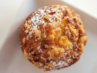 Apple Muffins with Cinnamon Sugar Topping