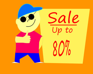 illustration discount abstrac  in the vector