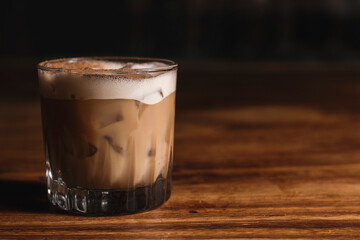 Café con alcohol y canela