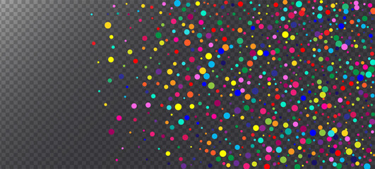 Rainbow Confetti Hipster Vector Wallpaper.