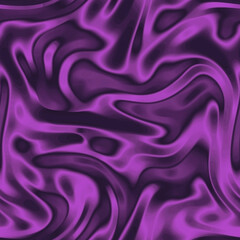 Elegant purple fabric backgrounds. Metallic color of shiny textile, soft violet texture. Satin folds, waves pattern. Luxury fashion. Smooth glossy clothes. Silk bedsheet. Seamless wallpaper