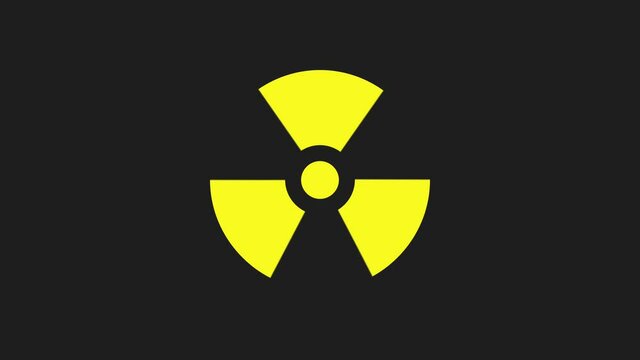 radioactivity alart moving background image