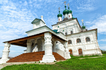 Fototapeta na wymiar Trinity Cathedral in the city of Solikamsk. Russia