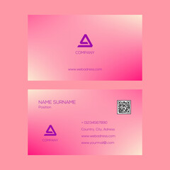 business cards cream color