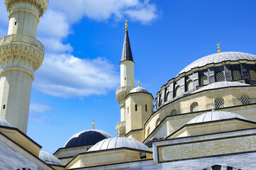 Ertogrul Gazi Mosque, Ashgabat, Turkmenistan.