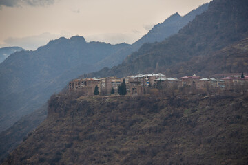 Amazing nature with Akhtala town, Armenia