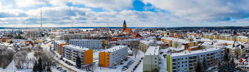 Brandenburger Kleinstadt im Winter