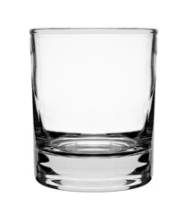 Empty glass isolated on a white background