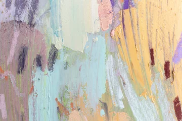 Künstlerischer Hintergrund mit natürlicher künstlerischer Textur. Abstrakte Pinselstriche. Zarte schlaue Illustration für Banner für psychische Gesundheit, Poster für psychische Balance. Abstrakte zeitgenössische Kunst. Fragment des Kunstwerks. © Design Couple