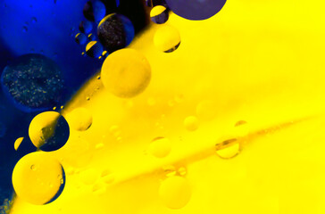 yellow-blue space background
