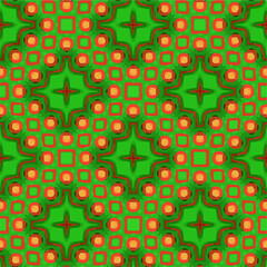 Seamless pattern with multicolored shapes.