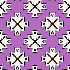 Seamless pattern with multicolored shapes.