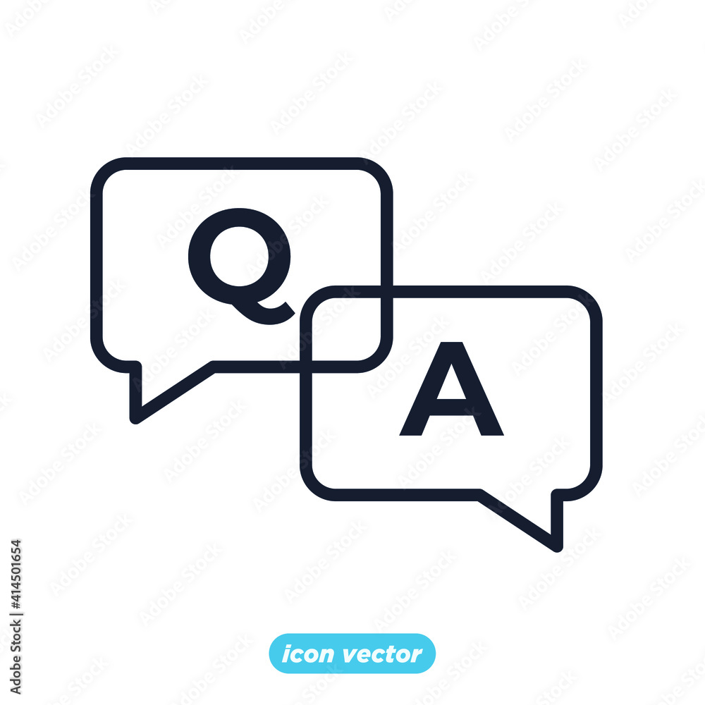 Poster help and support icon. online help icon. support service symbol template for graphic and web design 