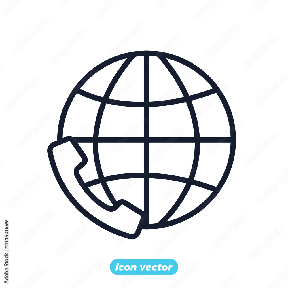 Poster help and support icon. online help icon. support service symbol template for graphic and web design 
