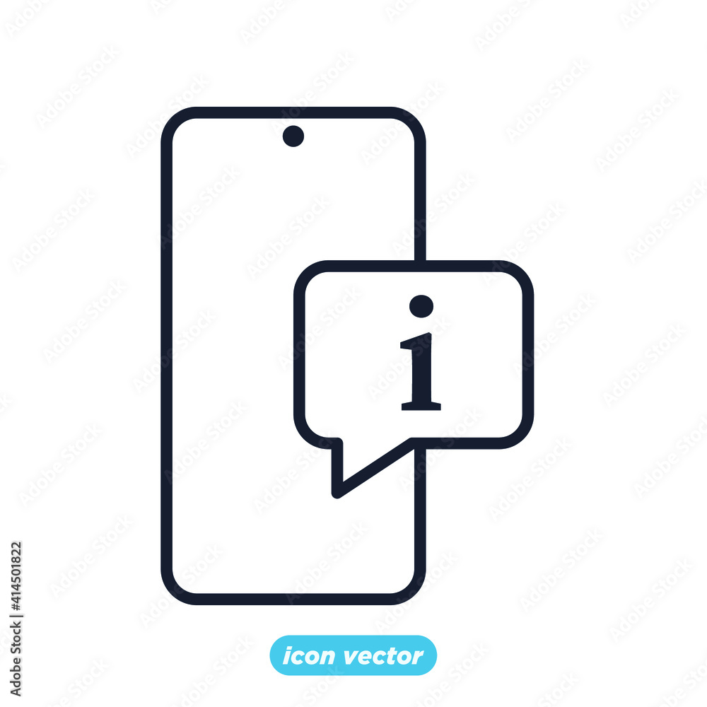 Poster help and support icon. online help icon. support service symbol template for graphic and web design 