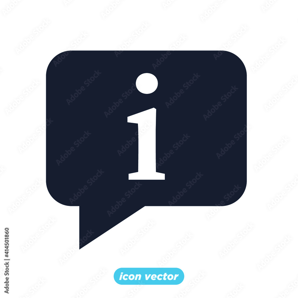 Poster help and support icon. online help icon. support service symbol template for graphic and web design 