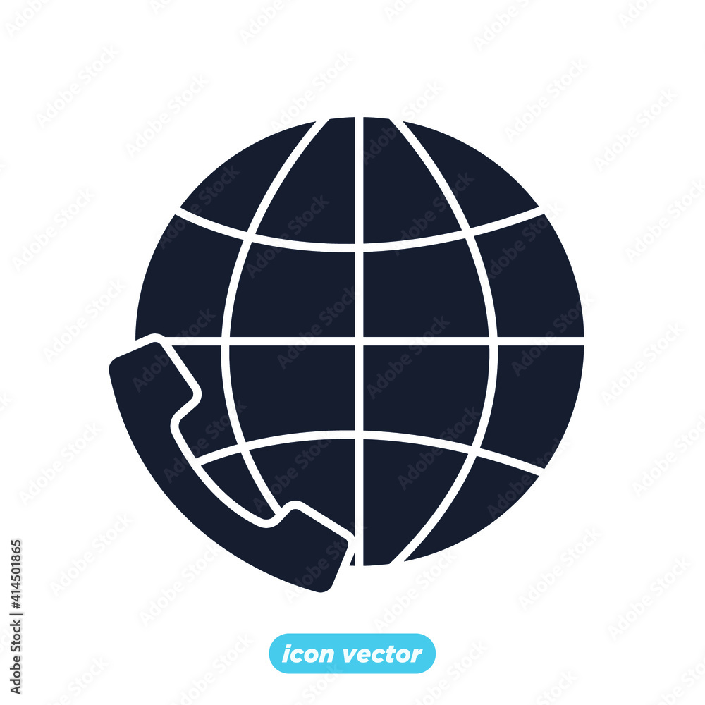 Poster help and support icon. online help icon. support service symbol template for graphic and web design 