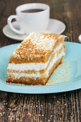 a piece of cake is made from a large number of ingredients