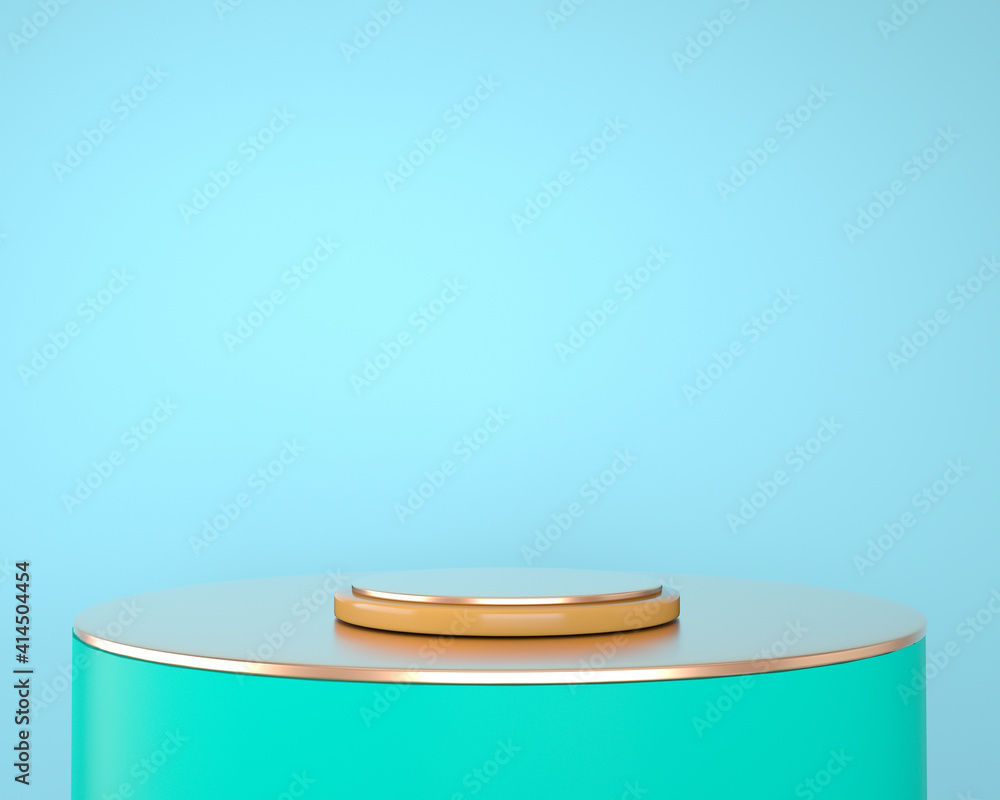 Poster abstract geometric shapes of product display with minimal and modern concepts, pedestal, podium, sta