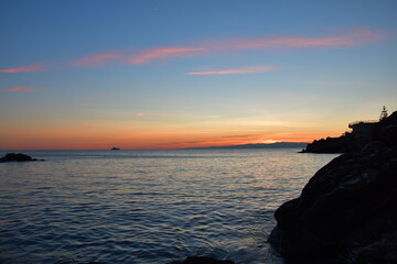 Fototapeta premium Tramonto sul Mare