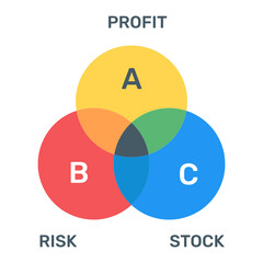 
A modern infographic showing multi pie chart in flat icon
