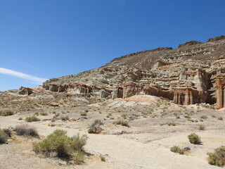 Scenic Red Rock Canyon State Park in Kern County, California. 