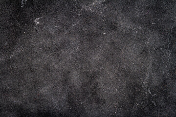 Black leather texture background, messy back side
