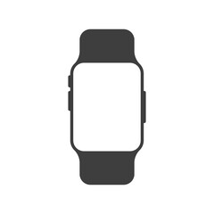 Vector smartwatch icon. Iwatch vector. Smart watch. Isolated on white.