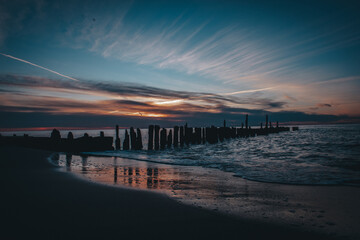 Obraz premium sunset on the beach