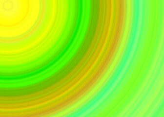 multicolored circles on a light green background