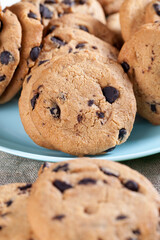 wheat flour cookies and chocolate