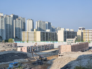 apartment reconstruction in Jamsil Seoul Korea