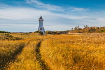 Canada, Prince Edward Island, New London Lighthouse.