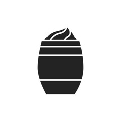Matcha mousse color line icon. Pictogram for web page, mobile app, promo.