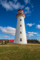 Fototapeta na wymiar Canada, Prince Edward Island, Point Prim Lighthouse.