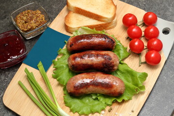 grilled steak with french fries