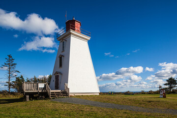 Fototapeta na wymiar Canada, Prince Edward Island. Cape Bear Lighthouse.