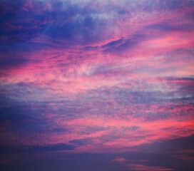 dawn rays of sunrise