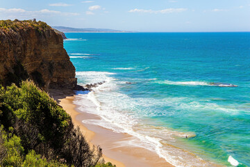 Pacific coast, sandy beach