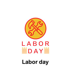 labor day outline icon. Element of labor day illustration icon. Signs and symbols can be used for web, logo, mobile app, UI, UX