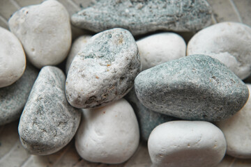 Fototapeta na wymiar Abstract background with dry stones.