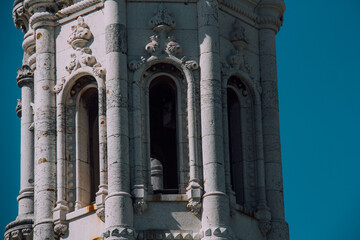 detail of the facade of the cathedral de mallorca